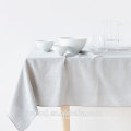 Tissu blanc bon marché de Percale de polyester 100% bon marché pour la nappe de dîner
